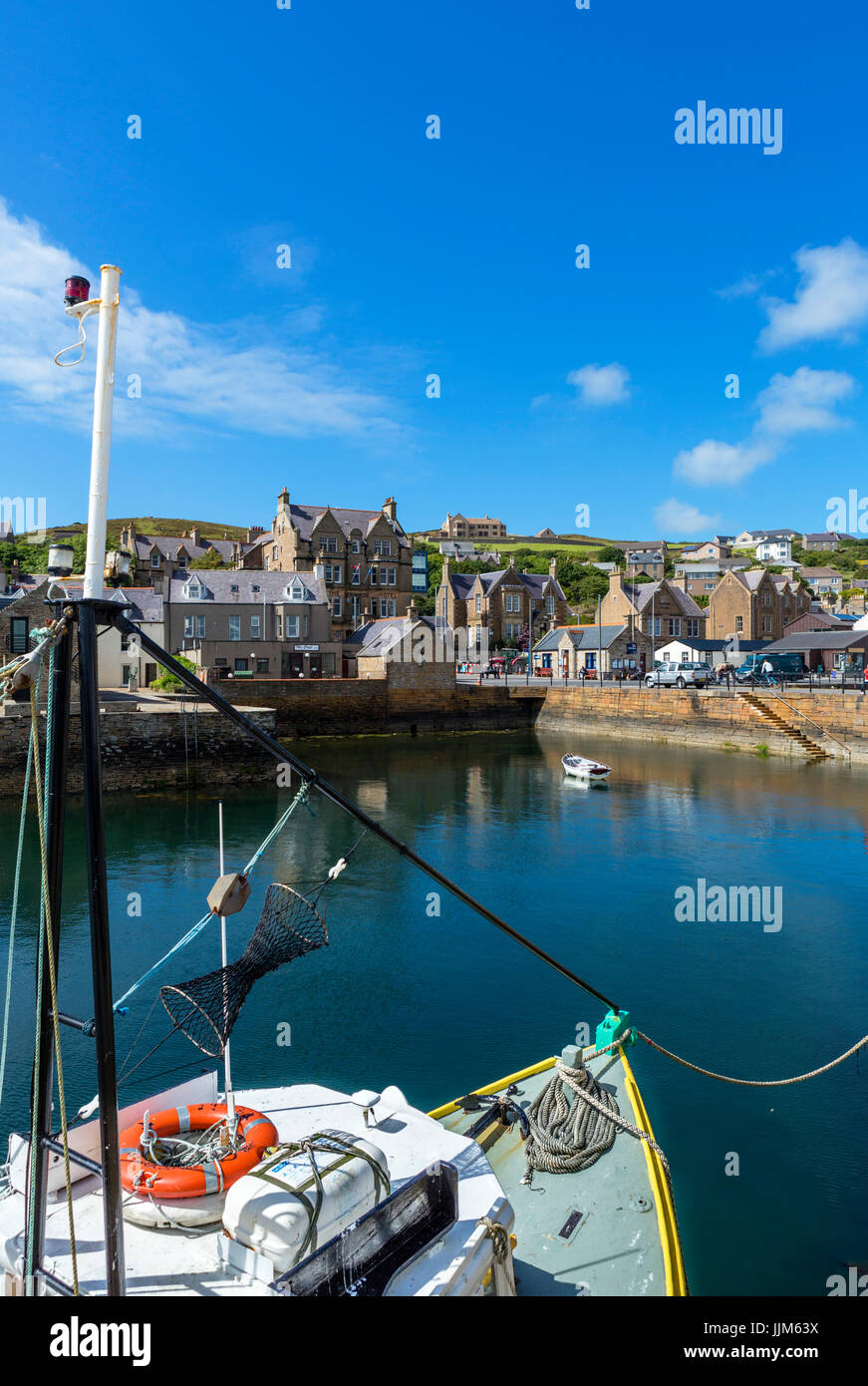 The harbour in Stromness, Mainland, Orkney, Orkney Islands, Scotland, UK Stock Photo