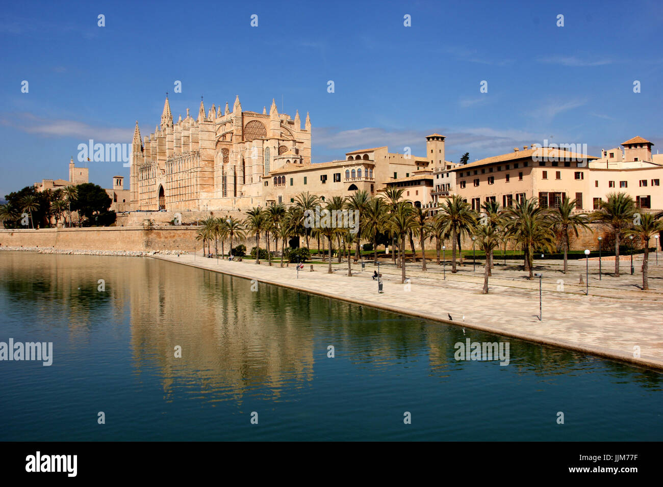 Baleares, Mallorca, Palma, Kathedrale La Seu Stock Photo
