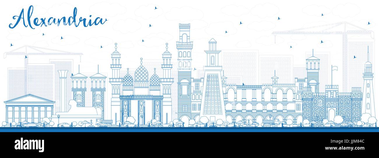 Alexandria egypt skyline cityscape hi-res stock photography and images ...