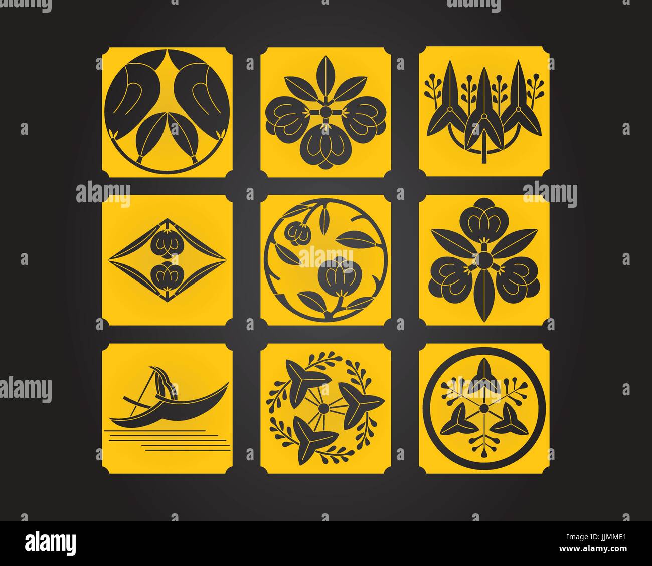 Asian sun set Stock Vector Images Alamy