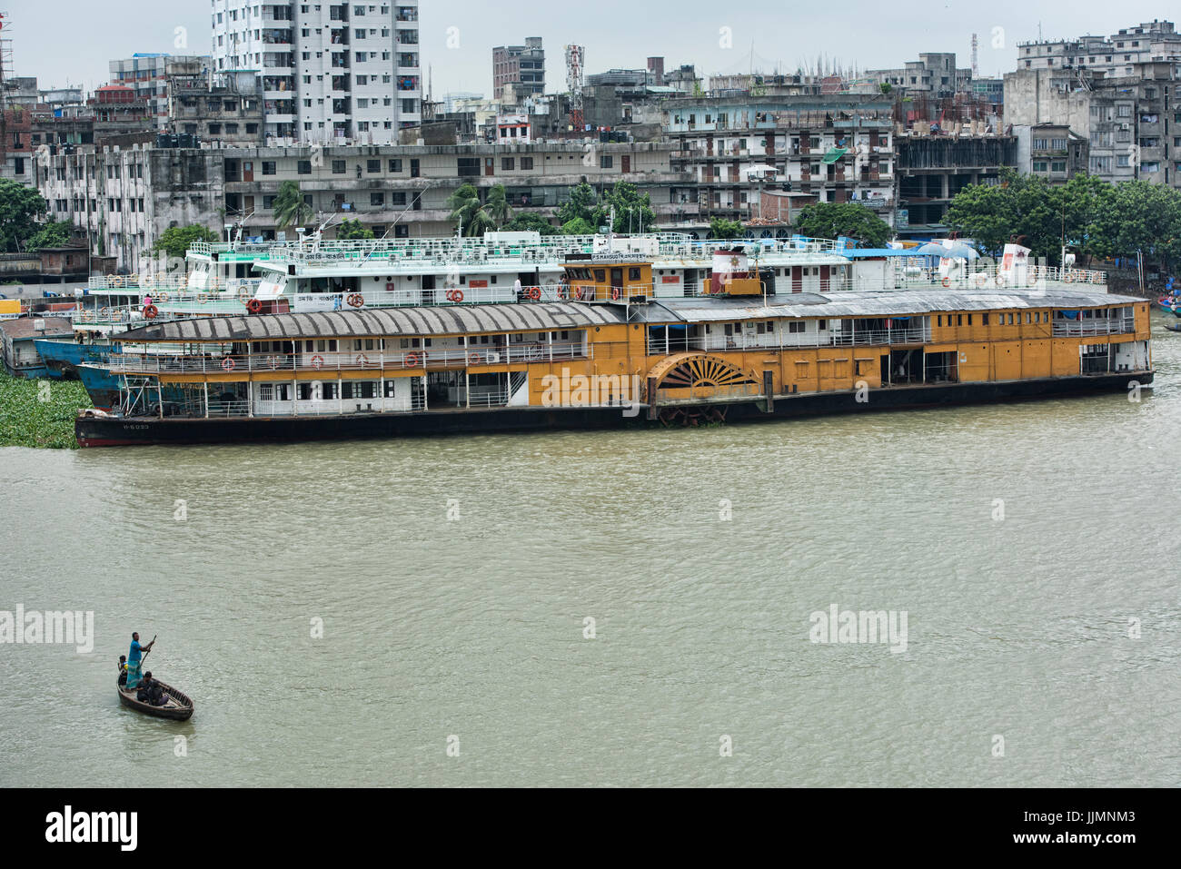 Colonial paddle steamer "the Rocket," Buriganga River, Dhaka