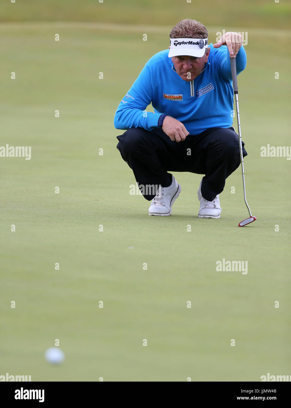 England's Paul Broadhurst during day one of The Open Championship 2017