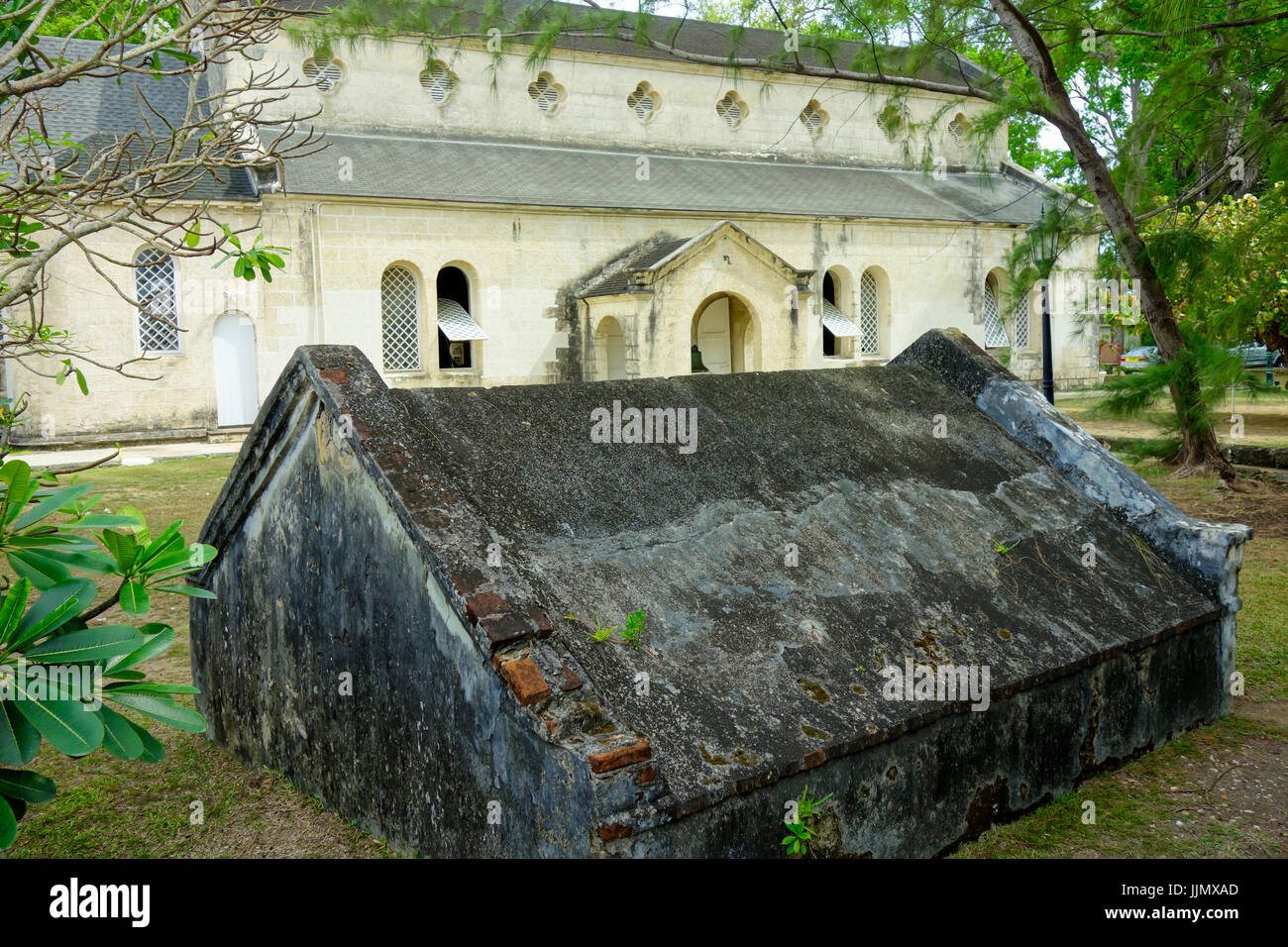 St James Parish Church, Holetown, St James, Barbados, West Indies Stock