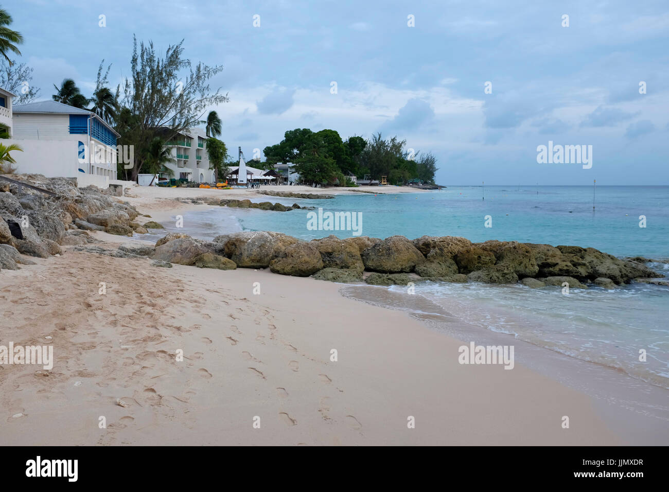 Beach and Coastline, Holetown, Barbados, West Indies Stock Photo Alamy