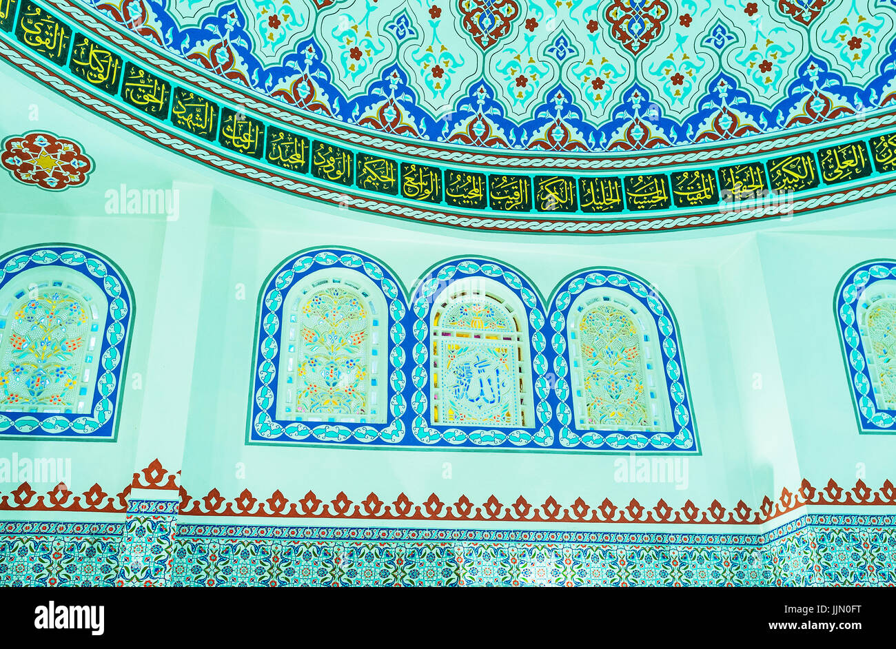 Ottoman stained glass window hi-res stock photography and images - Alamy