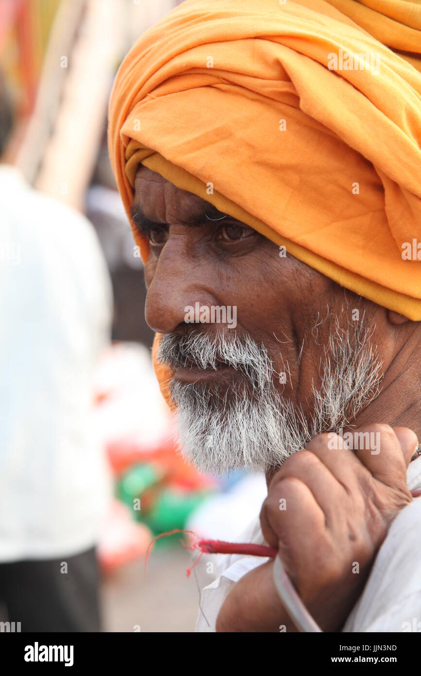 Indian Baba, Swami, Sadhu, Holy Man and Pilgrim, Saddhu in front of ...