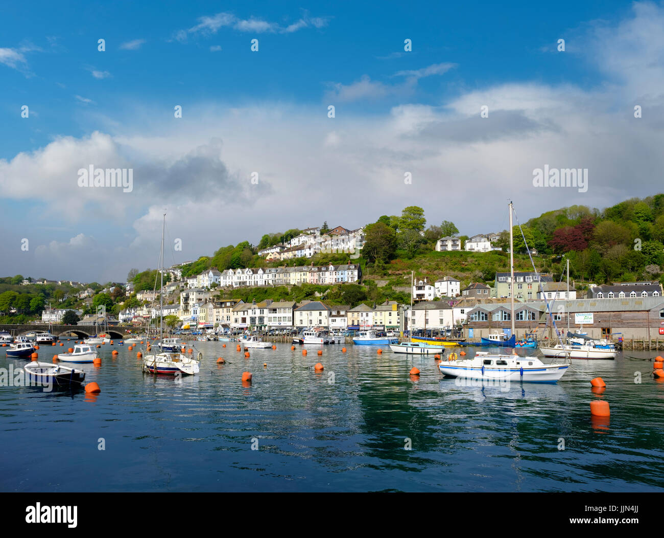 Fishing port, East Looe, Looe, Cornwall, England, United Kingdom Stock Photo