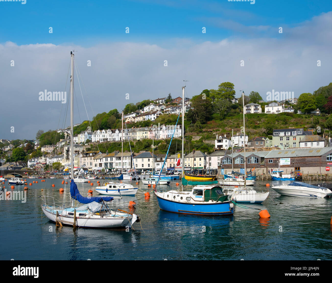 Fishing port, East Looe, Looe, Cornwall, England, United Kingdom Stock Photo