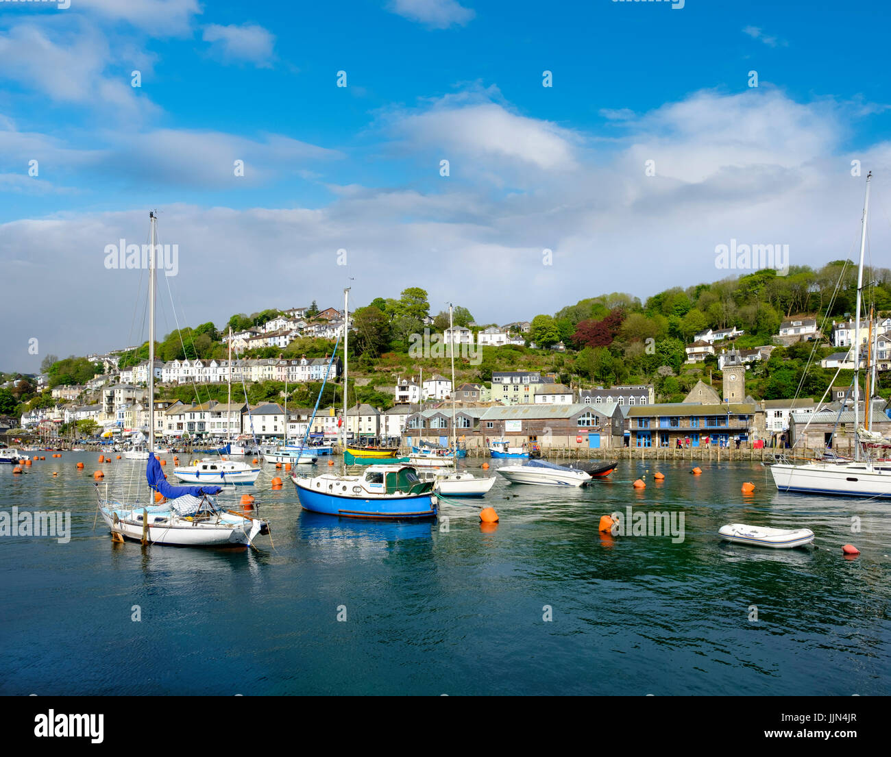Fishing port, East Looe, Looe, Cornwall, England, United Kingdom Stock Photo