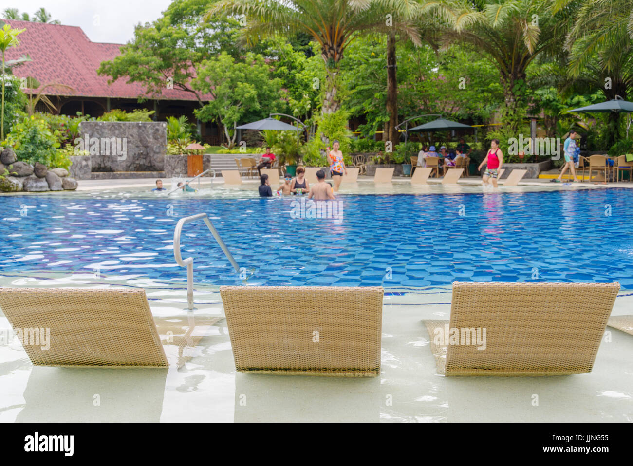 July 15,2017 swimming pool at villa escudero, Laguna , Philippines