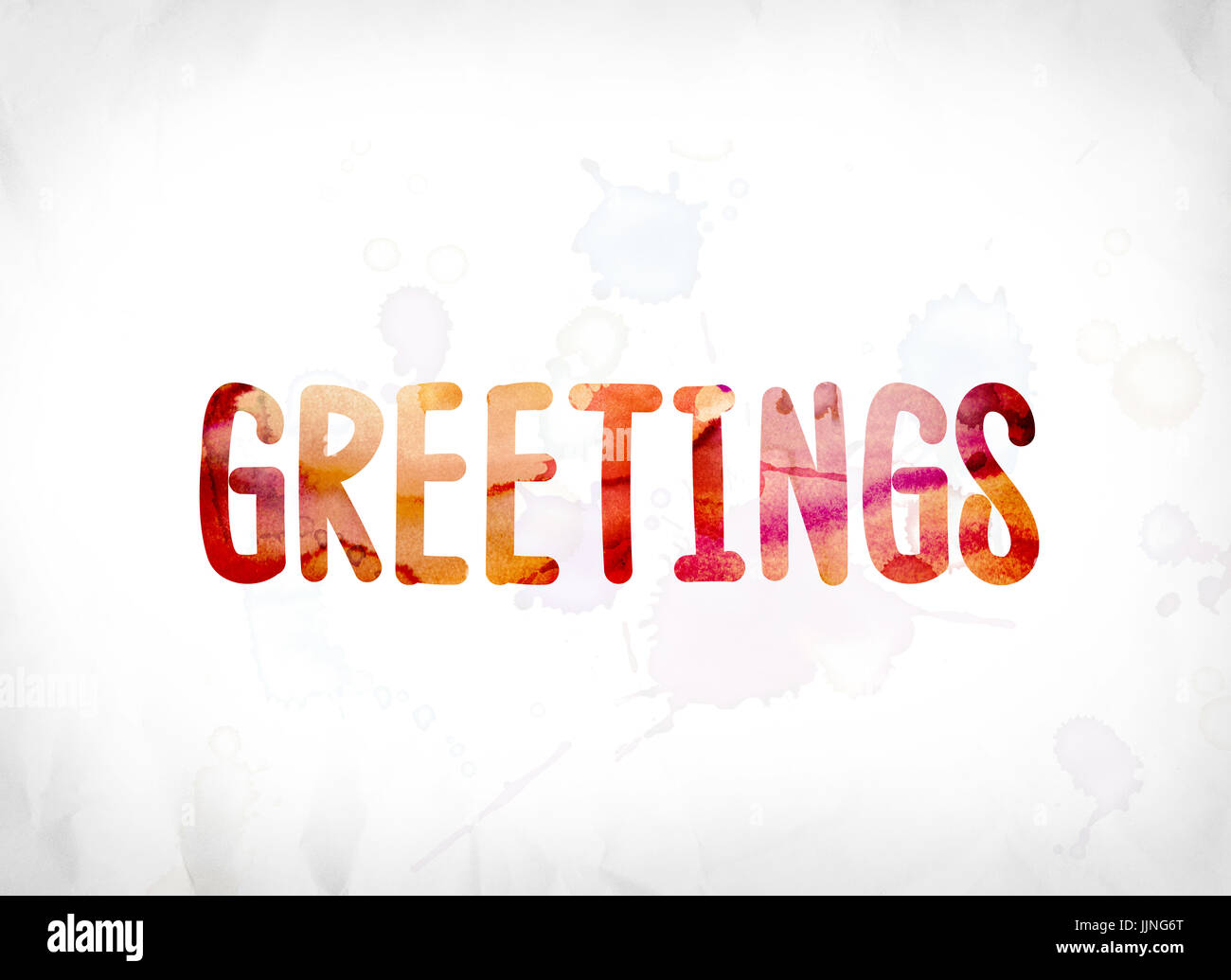 the-word-greetings-concept-and-theme-painted-in-colorful-watercolors-on