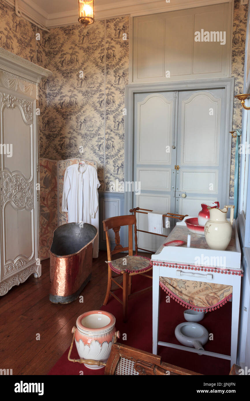 France Indre 36 Valencay Le Chateau Le Cabinet De Toilette Stock Photo Alamy
