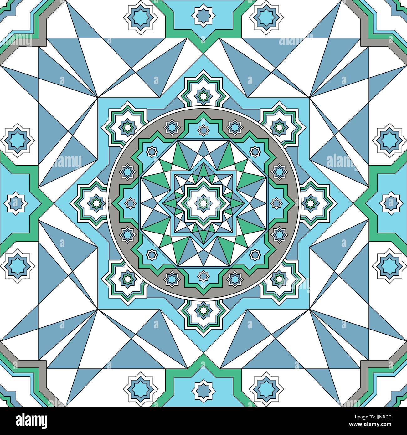 Background with Islamic Seamless Pattern. Vector illustration art Stock ...