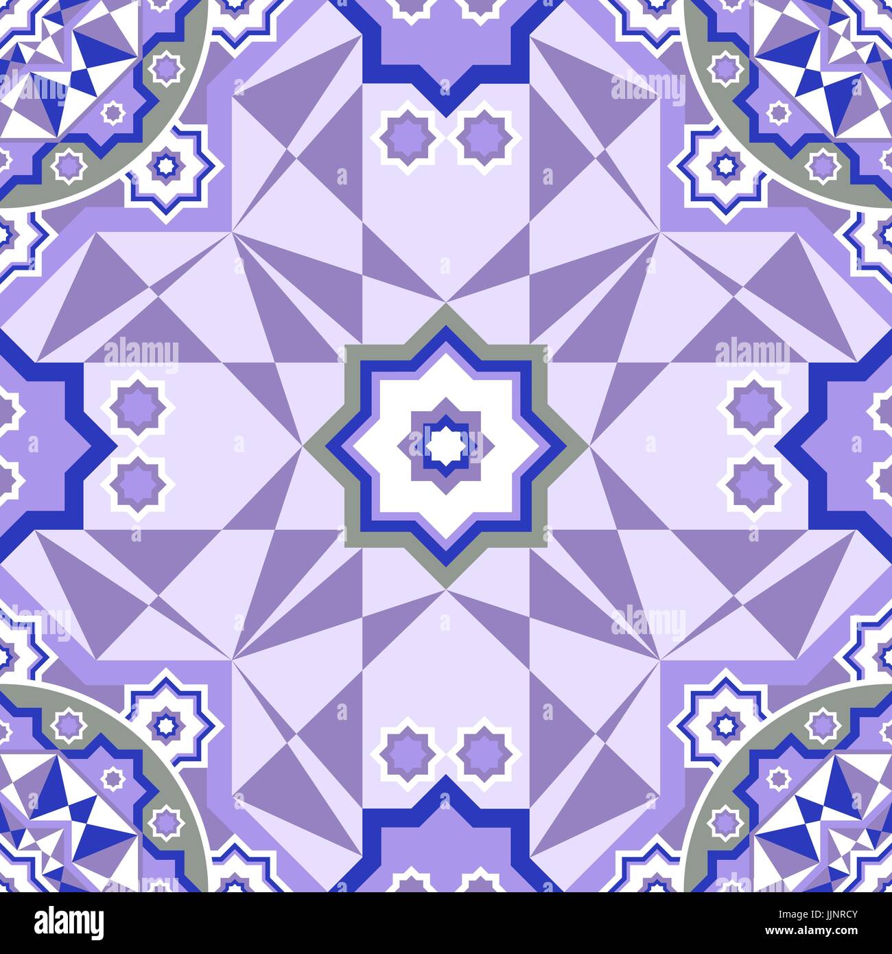 Decorative seamless pattern Retro background Vector illustration art ...