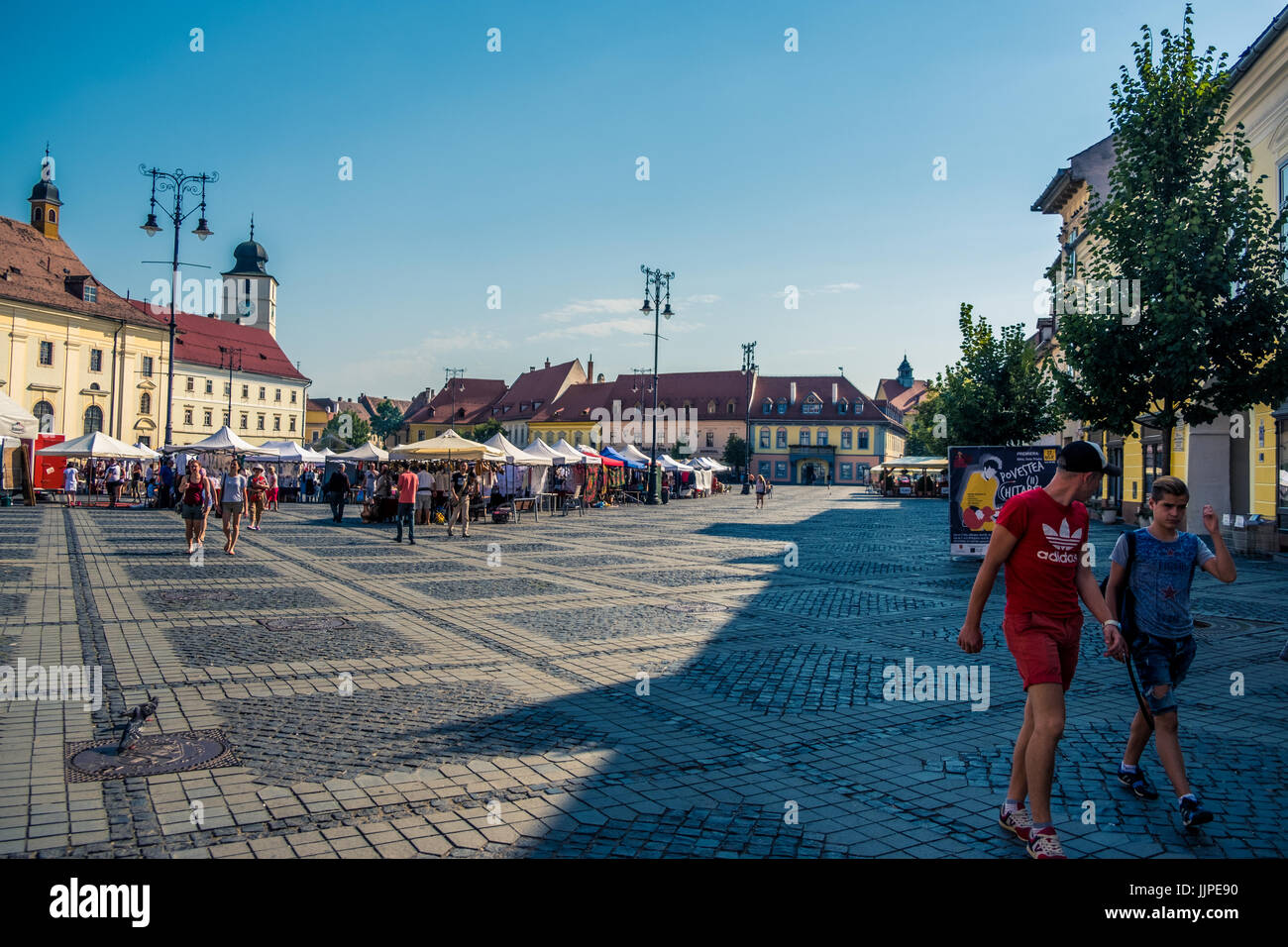 Sibiu old city center hi-res stock photography and images - Alamy