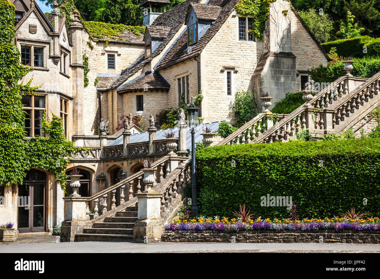 The Manor House Hotel in the Cotswold village of Castle Combe in