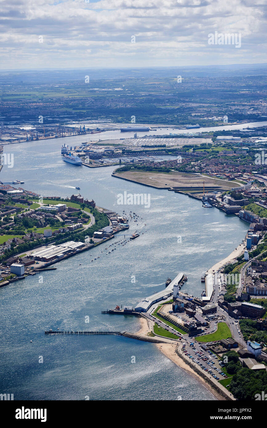 The River Tyne, Jarrow, North East England, UK Stock Photo
