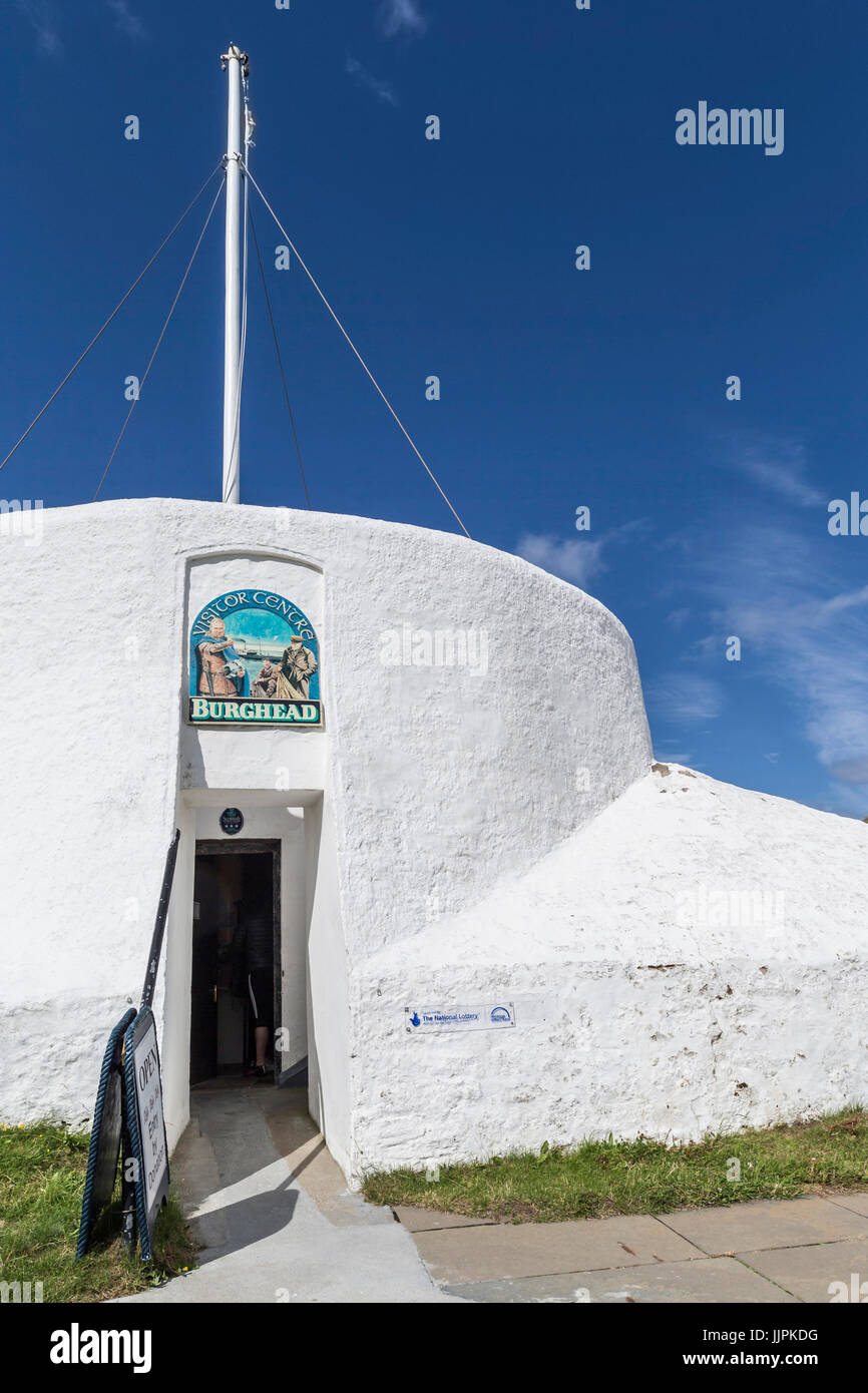 Burghead Pictish Fort and Museum in Moray in Scotland Stock Photo - Alamy