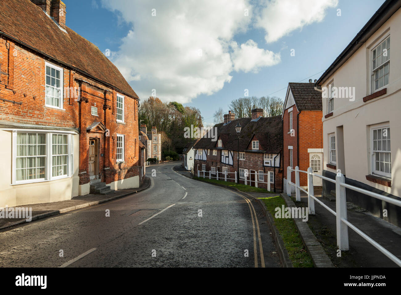 Autumn afternoon in Wickham village in Hampshire. Stock Photo