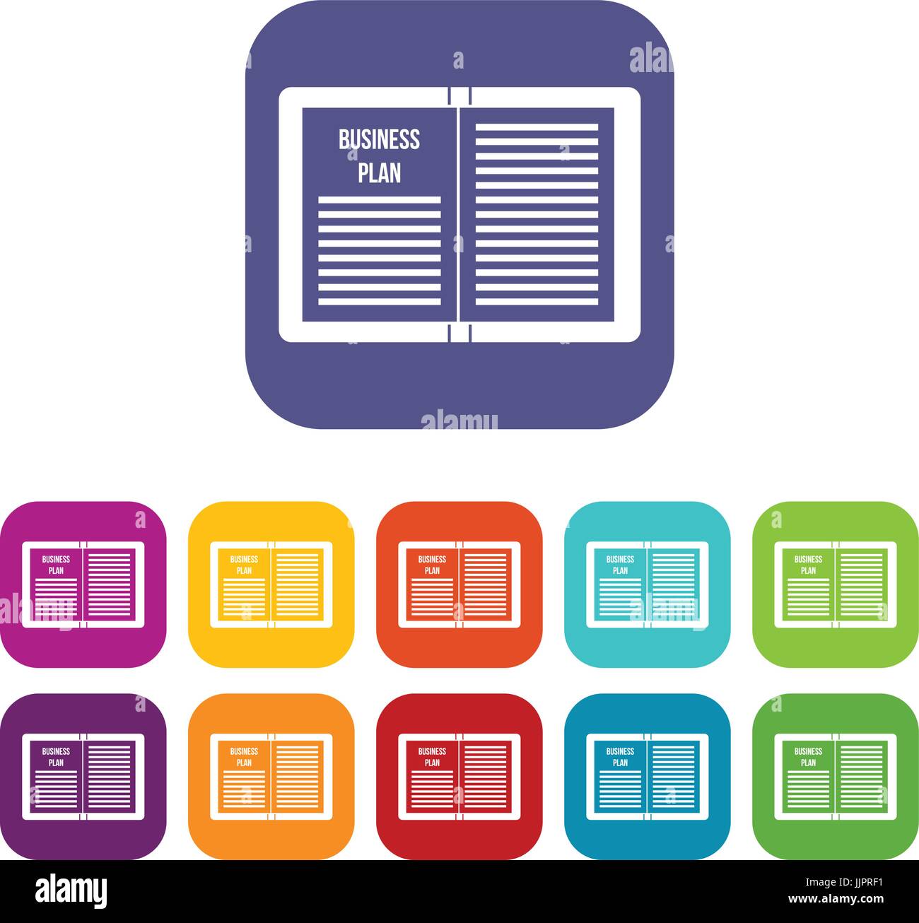 Business strategy plan icons set Stock Vector Image & Art - Alamy