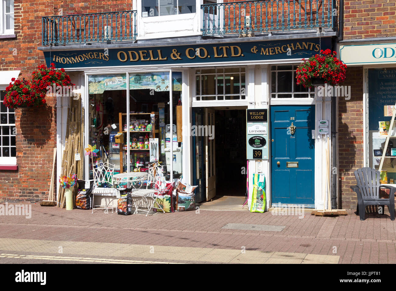 Odell & Co. ltd shop front on the High Street, Stony Stratford