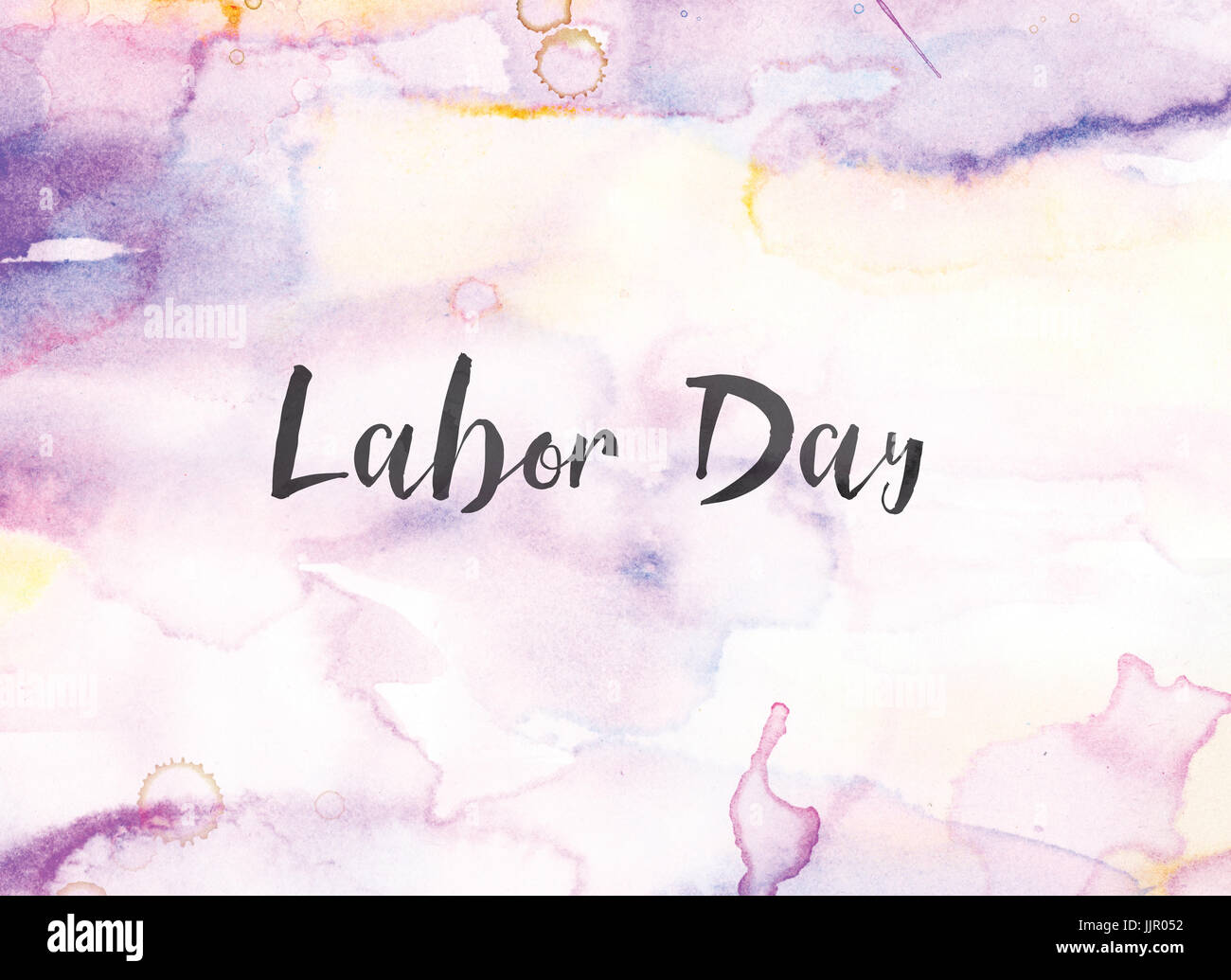 The holiday Labor Day concept and theme written in black ink on a ...