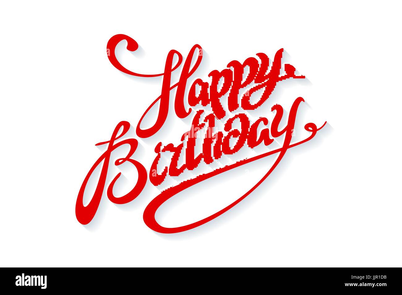 Zilveren Metallic Taarttopper Happy Birthday - Taartversiering