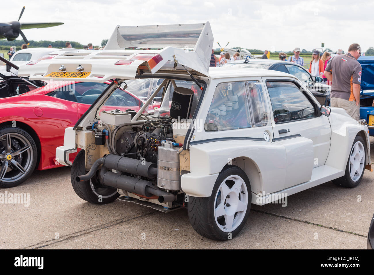 Metro rally car Stock Photo