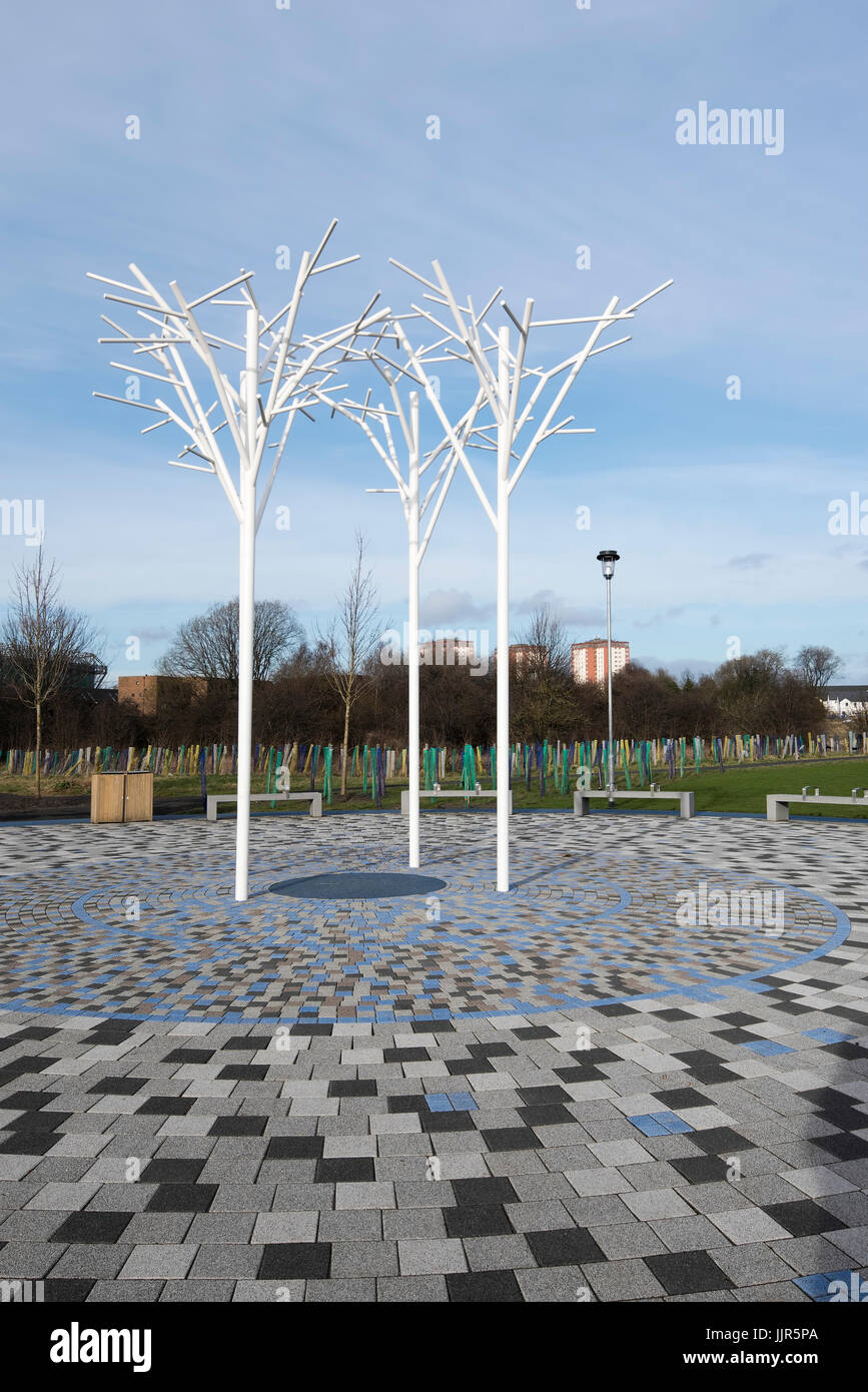 Cunningar Loop woodland park in Glasgow Stock Photo - Alamy