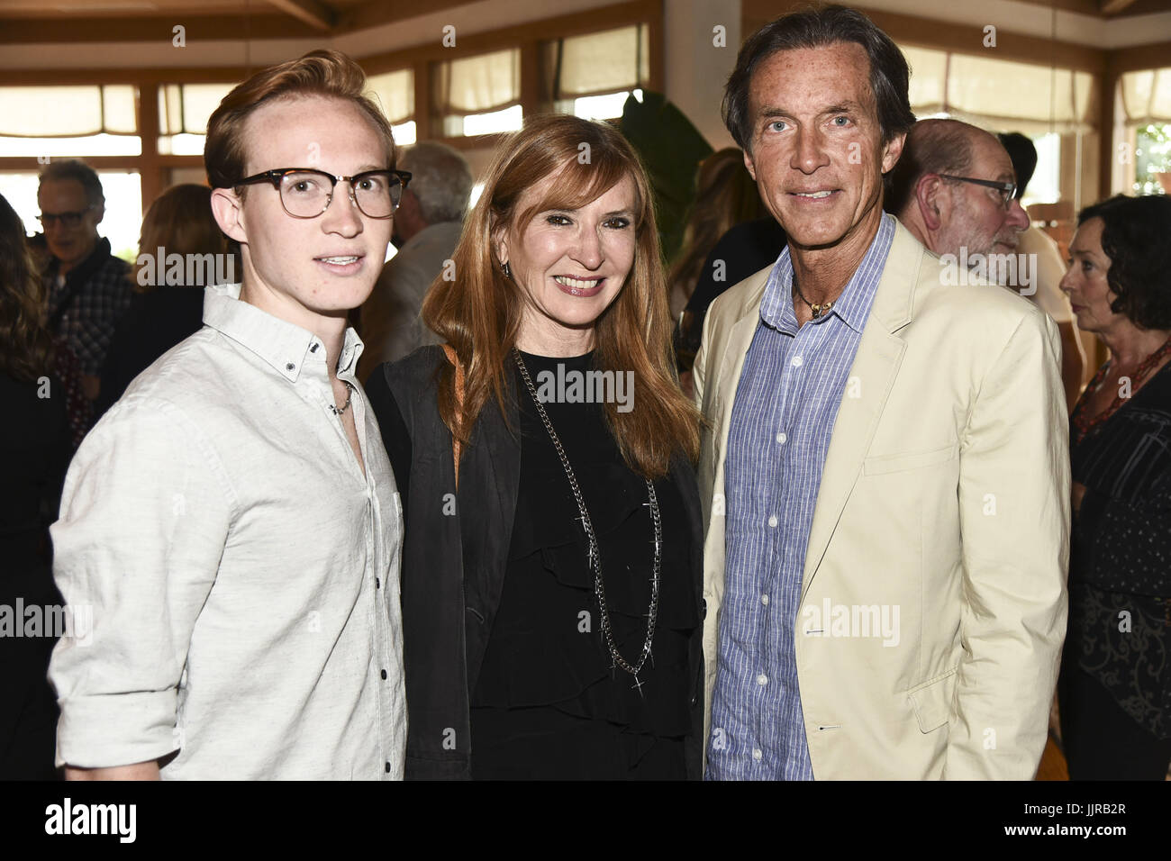 Benefit for the Sag Harbor Cinema, sponsored by the Sag Harbor Patrnership, at the Bibloquet Restaurant in Sag Harbor in New York.  Featuring: Palmer Taipale, Nicole Miller, and   Kim Taipale Where: Sag Harbor, New York, United States When: 16 Jun 2017 Credit: Rob Rich/WENN.com Stock Photo