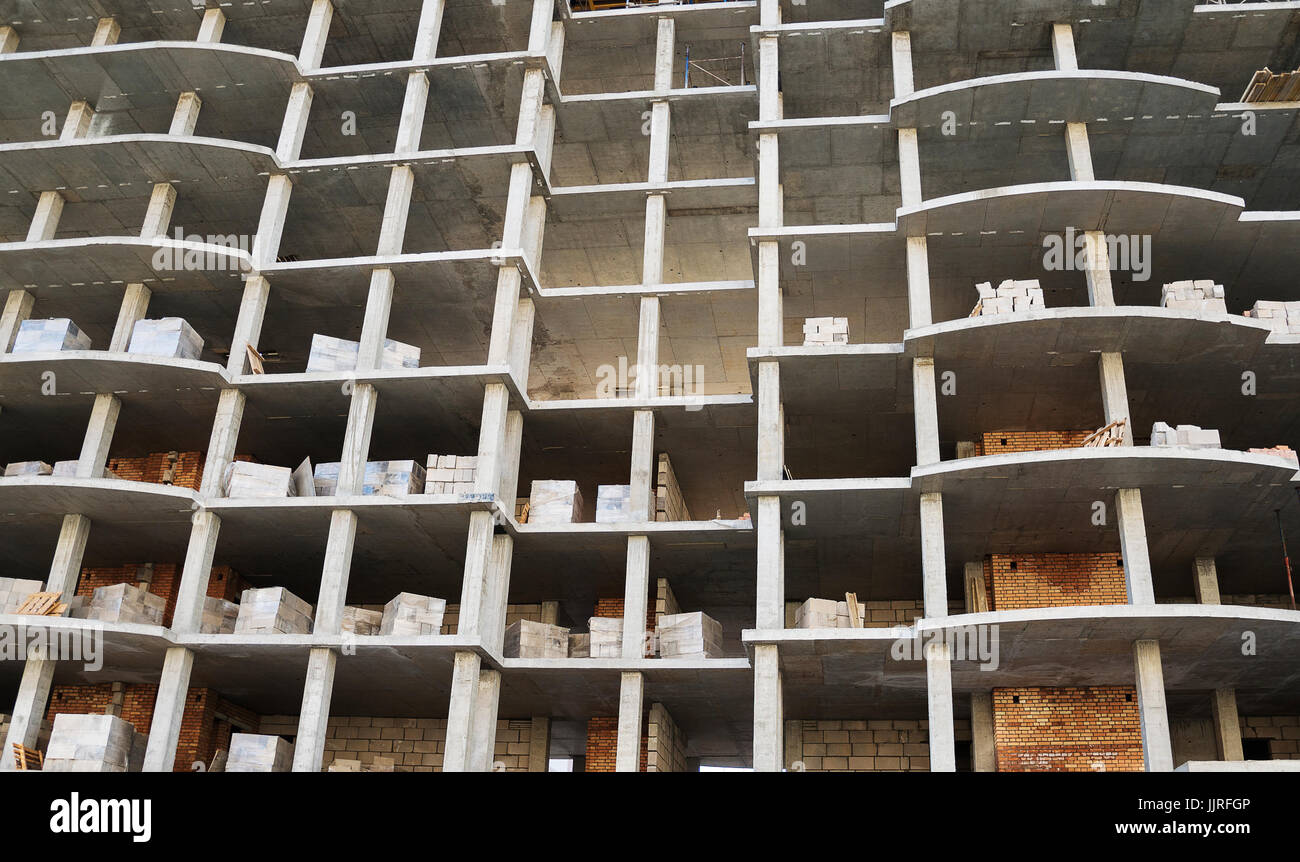 New modern residential building under construction Stock Photo - Alamy