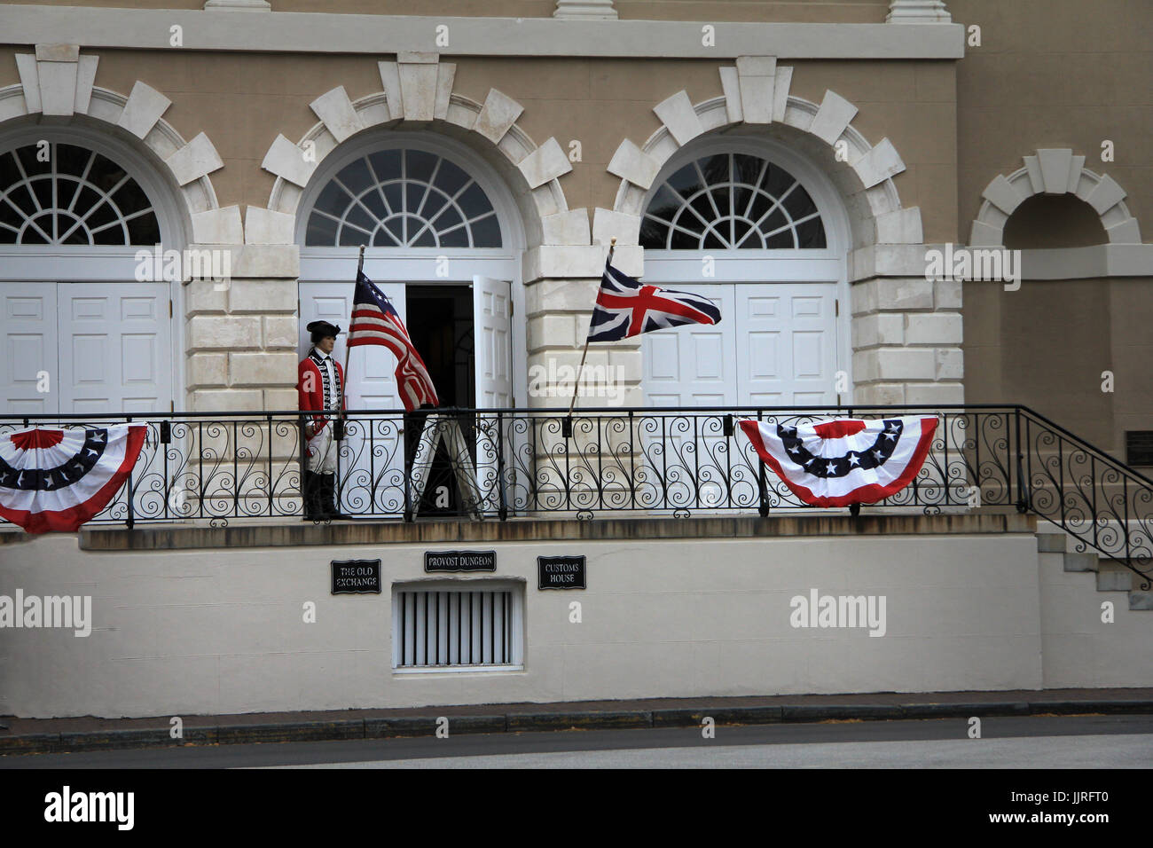 The Old Exchange Customs House Downtown Charleston South Carolina Stock