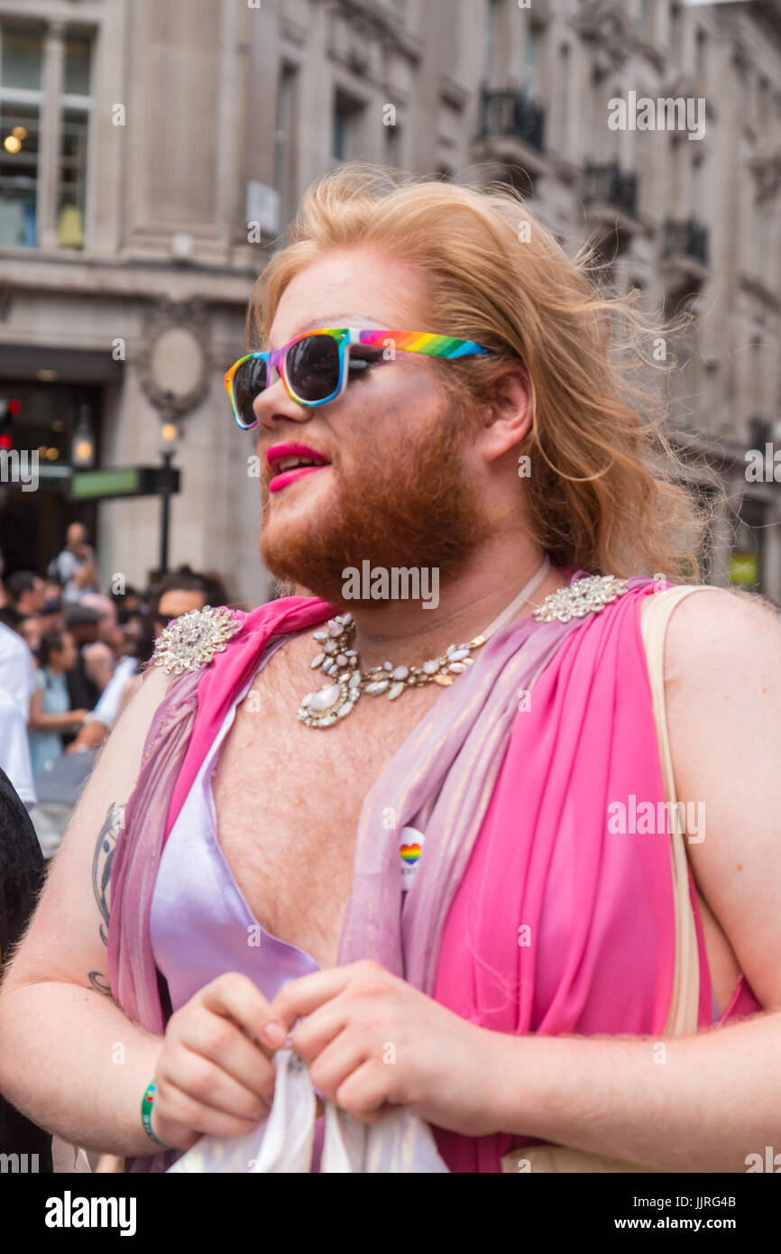 Pride in London 2017 - parade Stock Photo