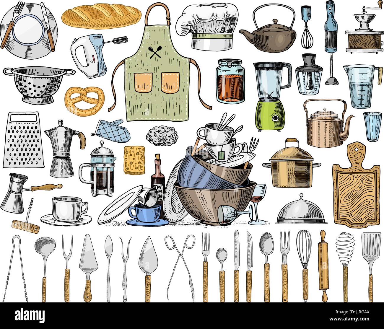 How To Decorate w/ Vintage Kitchen Decor, Rolling Pins & Utensils.