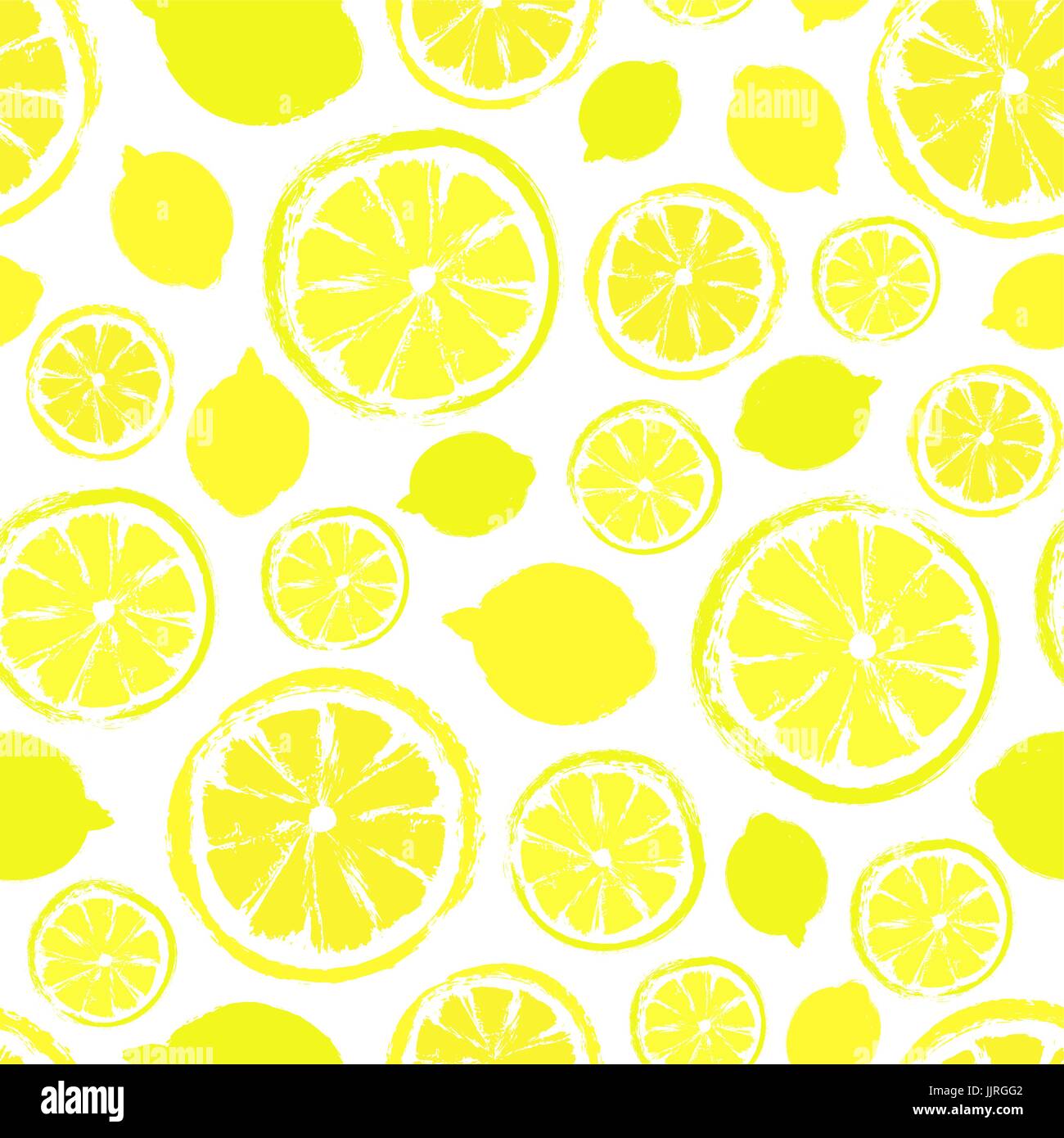 Lemons Background Painted Pattern Stock Vector Image & Art Alamy
