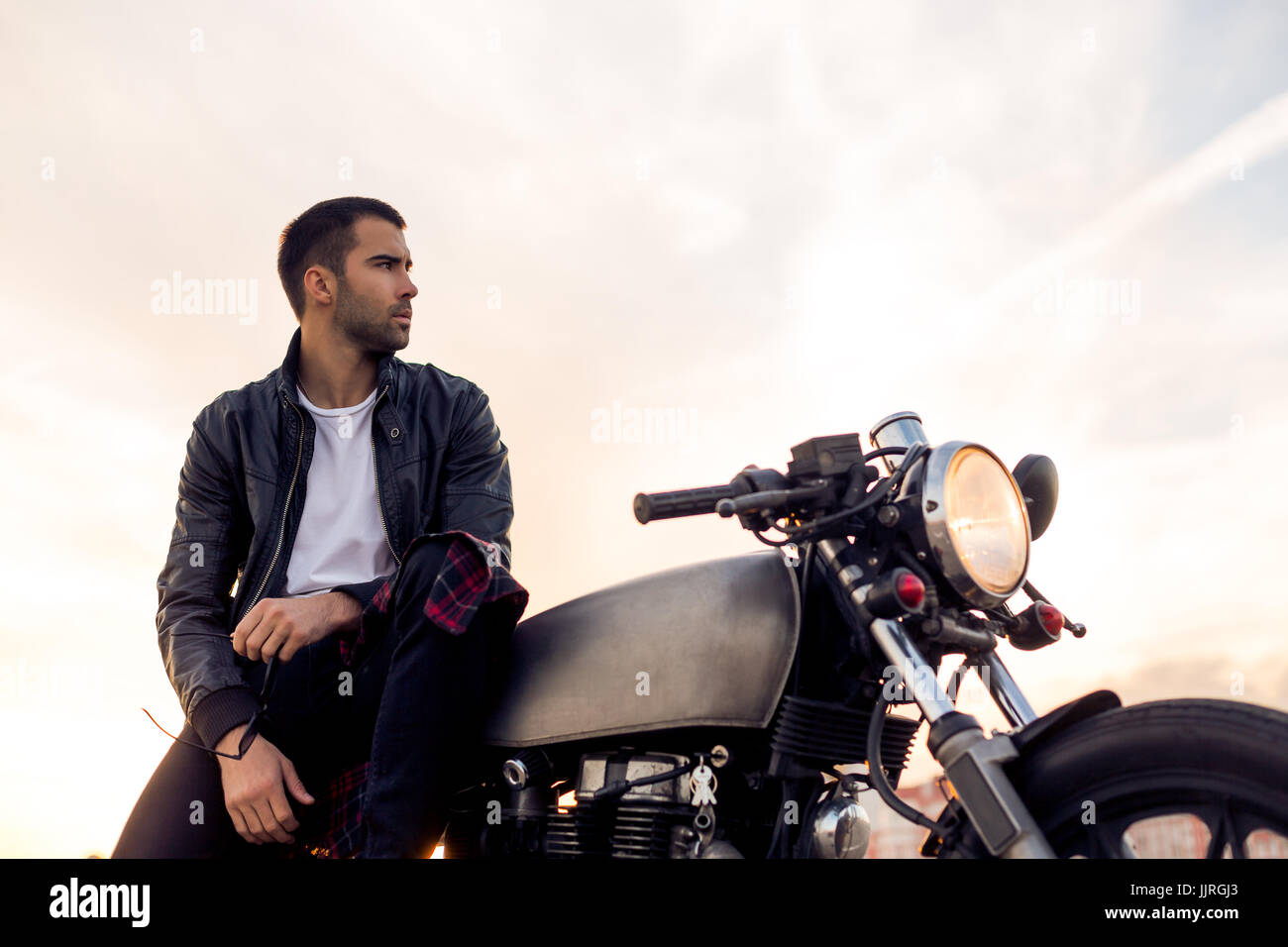 boy on a motorbike