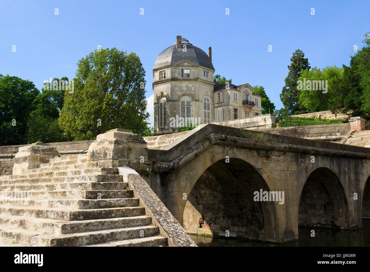 France Loiret 45 Chateauneuf Sur Loire Le Chateau France Loiret Chateauneuf Sur Loire The Castle Stock Photo Alamy