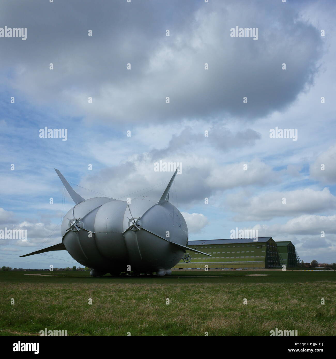 Airlander 10 Flying Bum at Cardington Airfield, Bedfordshire, UK Stock Photo