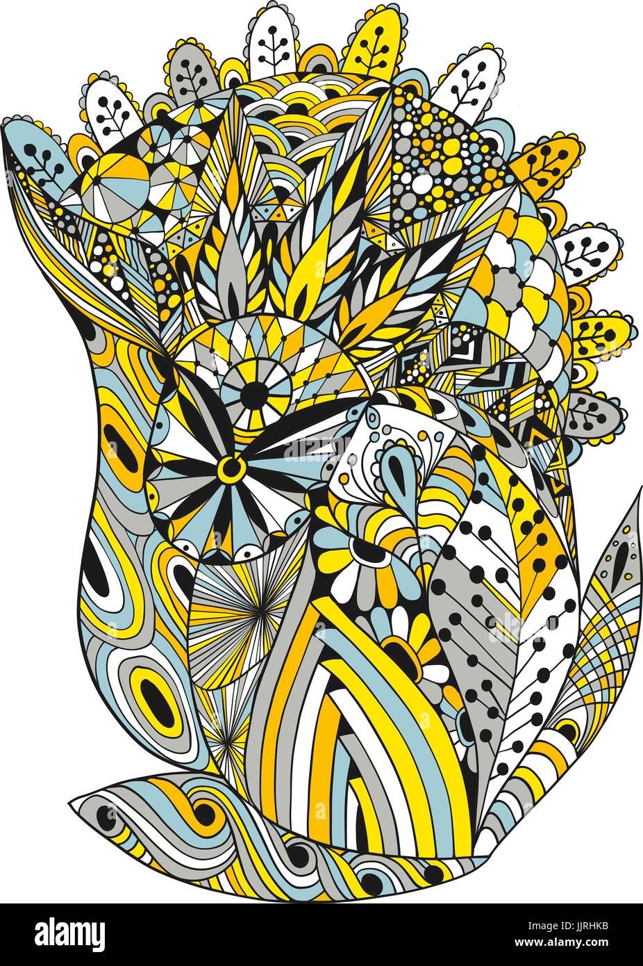Vector illustration of abstract decorative doodles Stock Vector Image ...