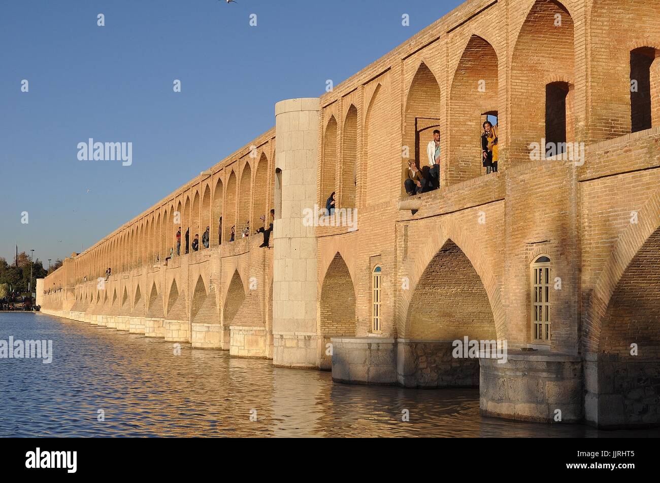 SIOSEH BRIDGE of 33 ARCHES, ISFAHAN, IRAN Stock Photo Alamy