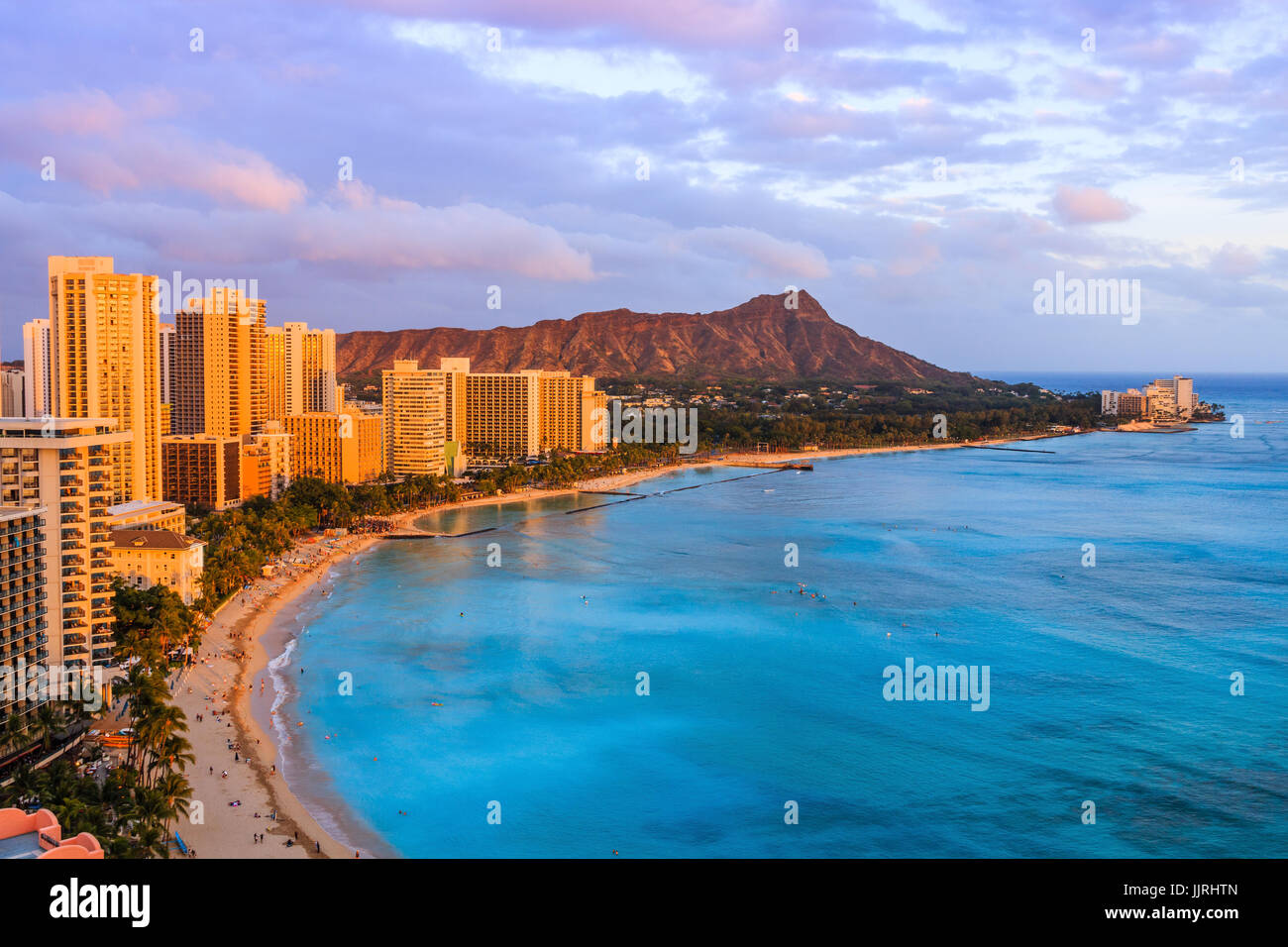 Aerial view diamond head crater High Resolution Stock Photography and ...