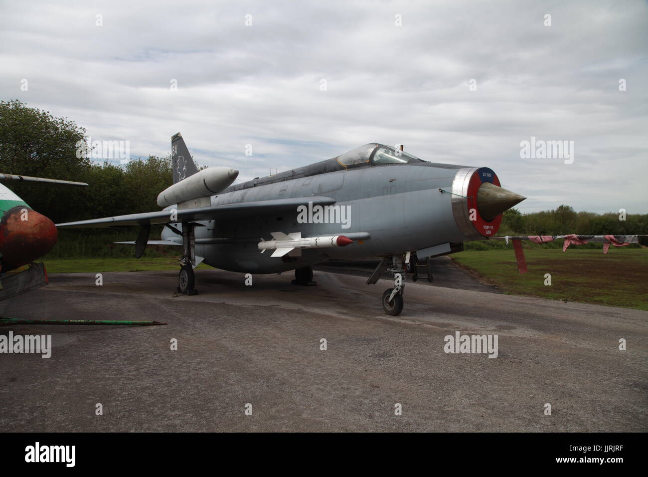 english electric lightning, cold war all weather supersonic interceptor Stock Photo