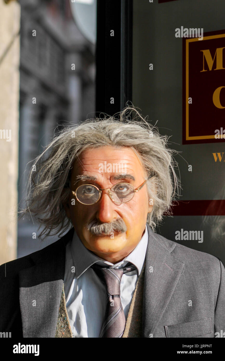 Albert Einstein Wax Works Museum in Rome Stock Photo