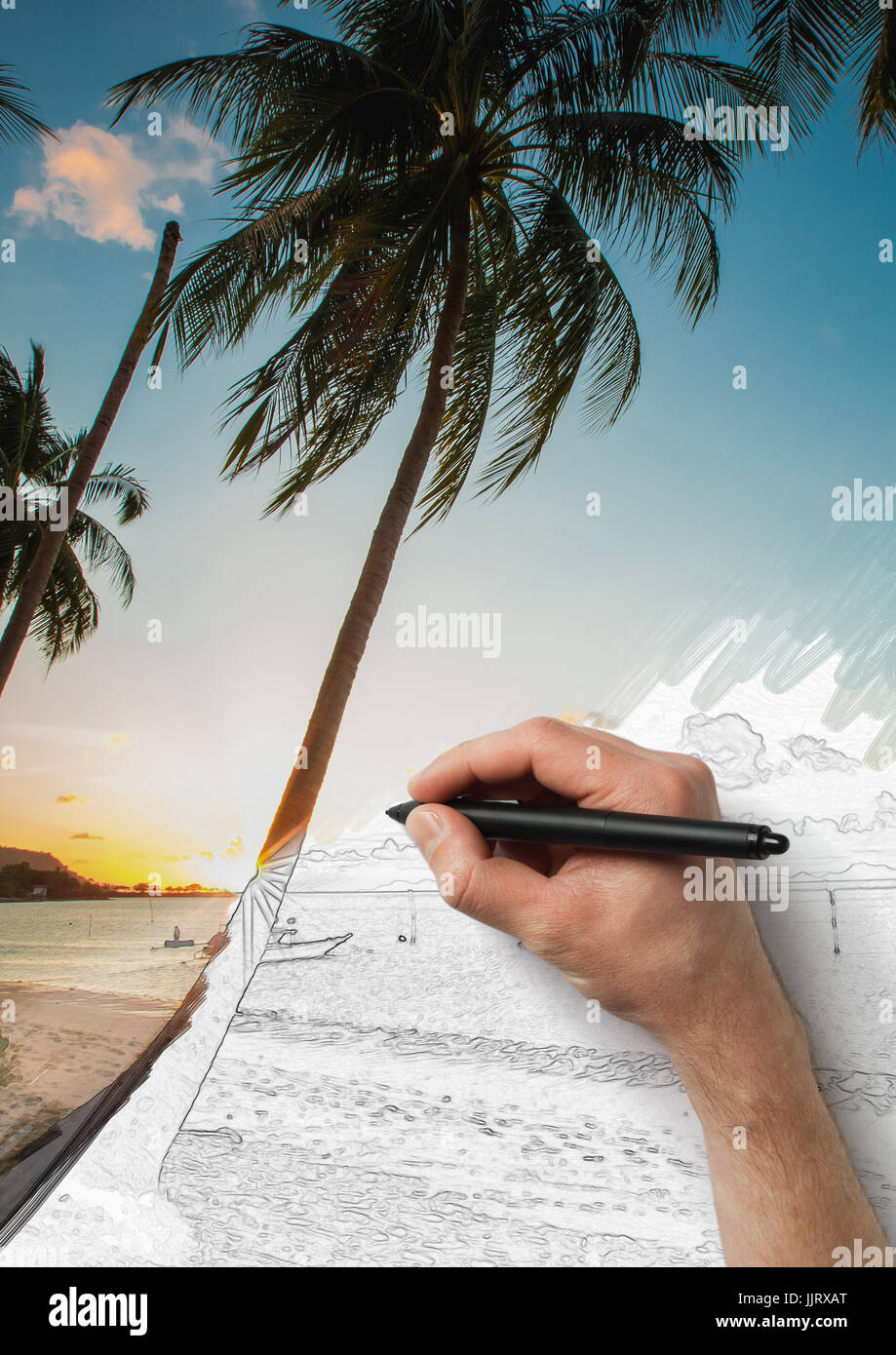 drawing-human-figure-from-hi-res-stock-photography-and-images-alamy