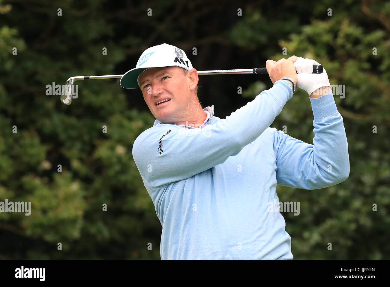 South Africa's Ernie Els during day one of The Open Championship 2017 ...