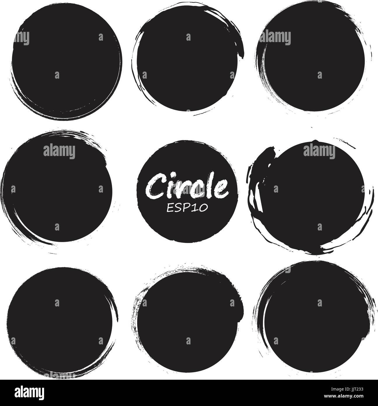 Set of 9 circles,Vector design elements Stock Vector Image & Art - Alamy