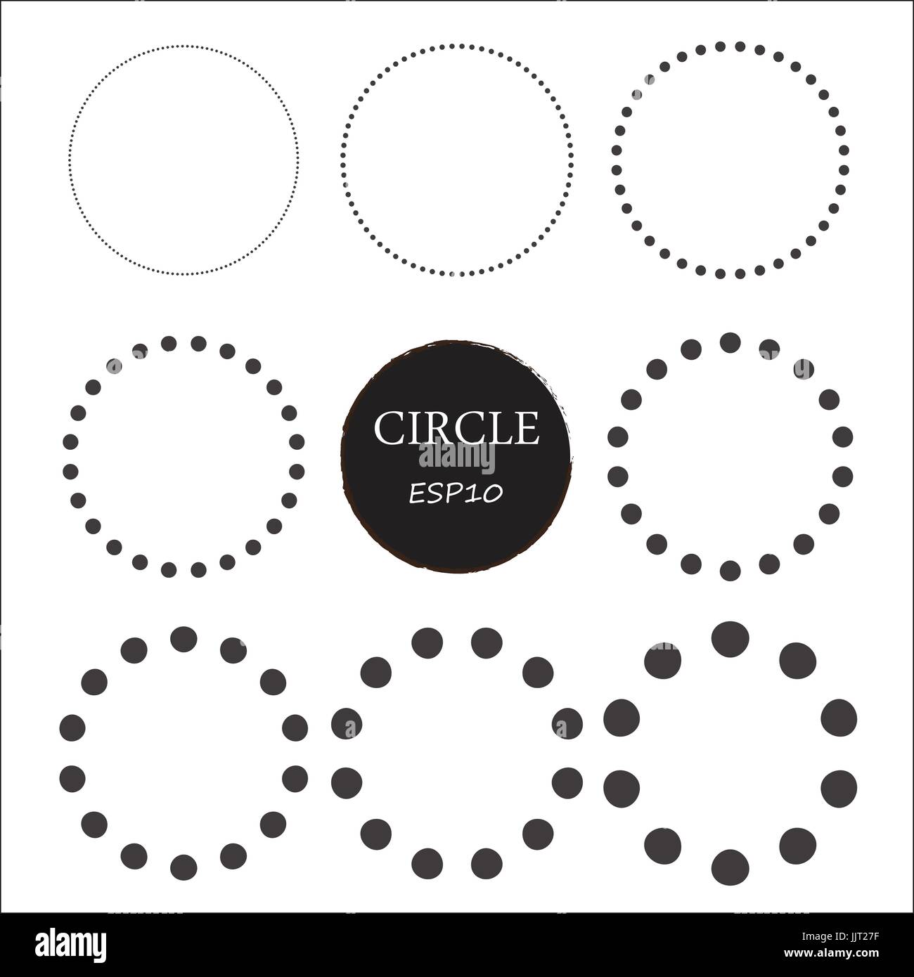 Set of 9 circles,Vector design elements Stock Vector Image & Art - Alamy