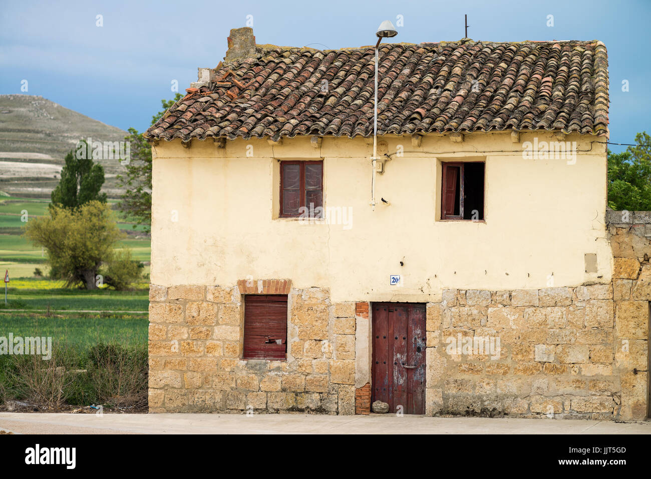 Castrojeriz, Spain, Europe. Camino de Santiago Stock Photo Alamy