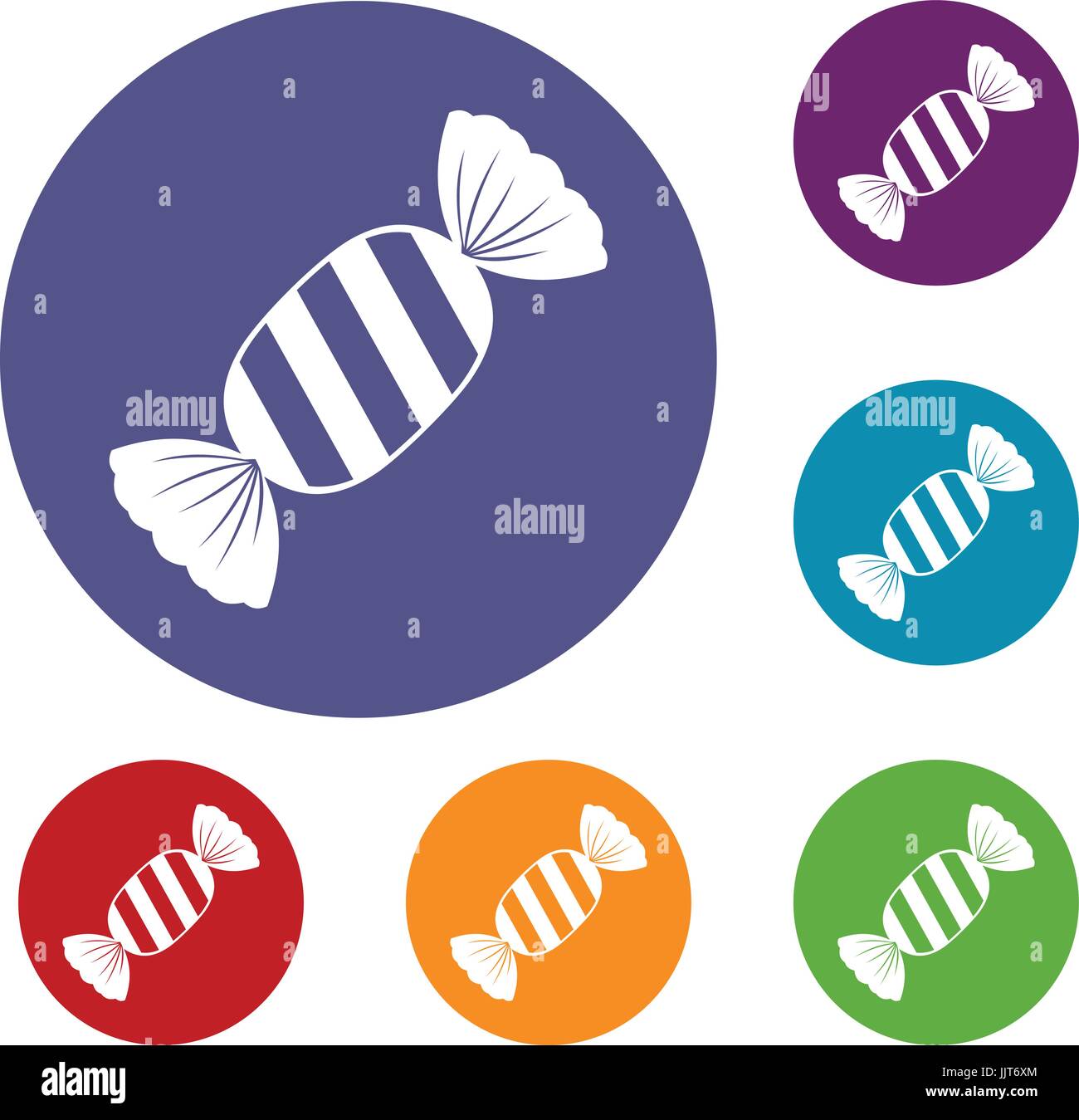 Delicious candy icons set Stock Vector Image & Art - Alamy