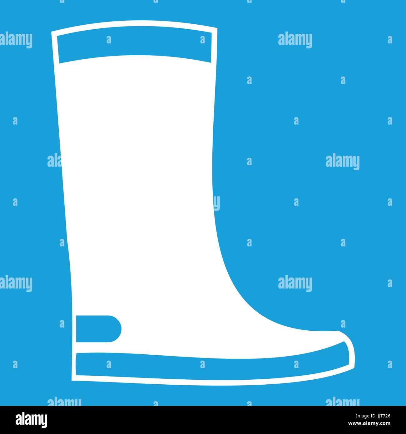 Rubber boots icon white Stock Vector Image & Art - Alamy